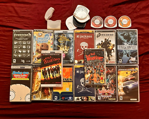 Sony psp umd game lot - umd, w/